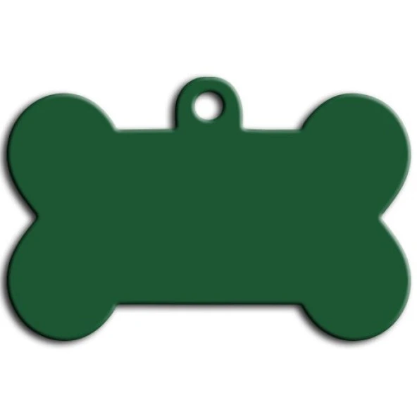 Büyük Kemik Köpek Künyesi Yeşil ürün görseli 1