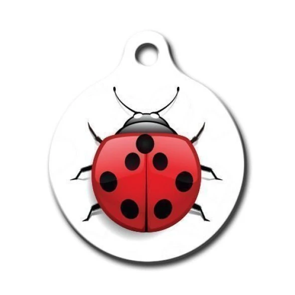 Uğur Böceği Yuvarlak Kedi Köpek Künyesi ürün görseli 1