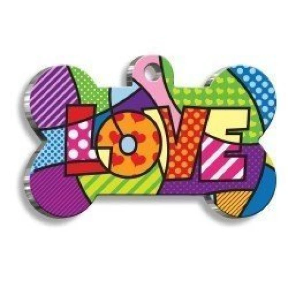 Picasso Kemik Şekilli Kedi Köpek Künyesi ürün görseli 1