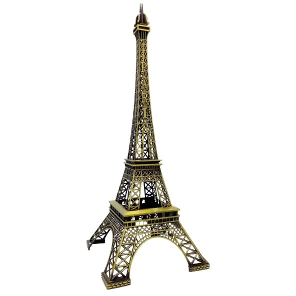 Minyatür Metal Paris Eyfel Kulesi Dekoratif Biblo 48 cm ürün görseli