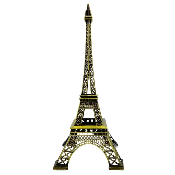 Minyatür Metal Paris Eyfel Kulesi Dekoratif Biblo 48 cm - Resim 2