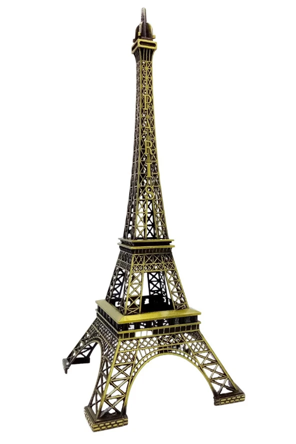 Minyatür Metal Paris Eyfel Kulesi Dekoratif Biblo 48 cm - Resim 6