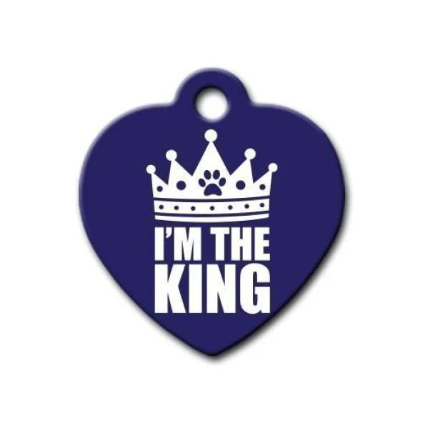 I'm The King Kalp Kedi Köpek Künyesi Small ürün görseli 1