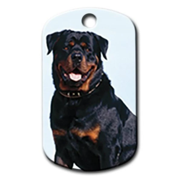 Rottweiler Resimli Köpek Künyesi Large ürün görseli 1