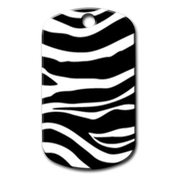 Zebra Desenli Kedi Köpek Künyesi ürün görseli 1