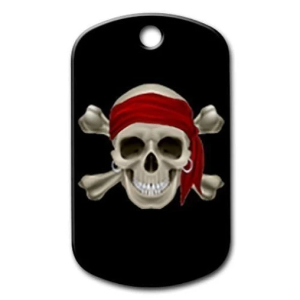 Kuru Kafa Korsan Kedi Köpek Künyesi Small ürün görseli 1