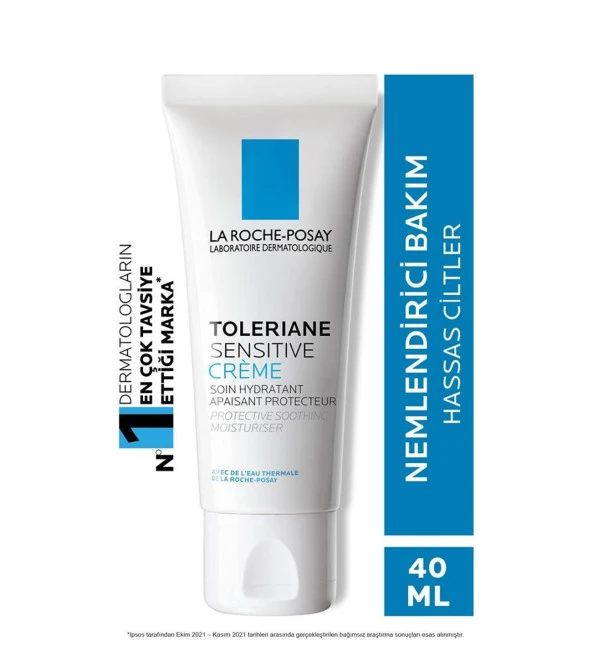 La Roche Posay Toleriane Sensitive Cream 40 ml- Kuru ve Hassas Ciltler için Yatıştıran Nemlendirici 3337875578486