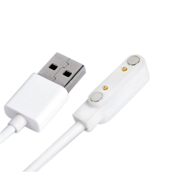 Usb 2 Pin Pogo Kablo Akıllı Saat Manyetik Sabitleyici Şarj Kablosu GT88 GT68 KW08 KW18 KW88 KW98 - 3
