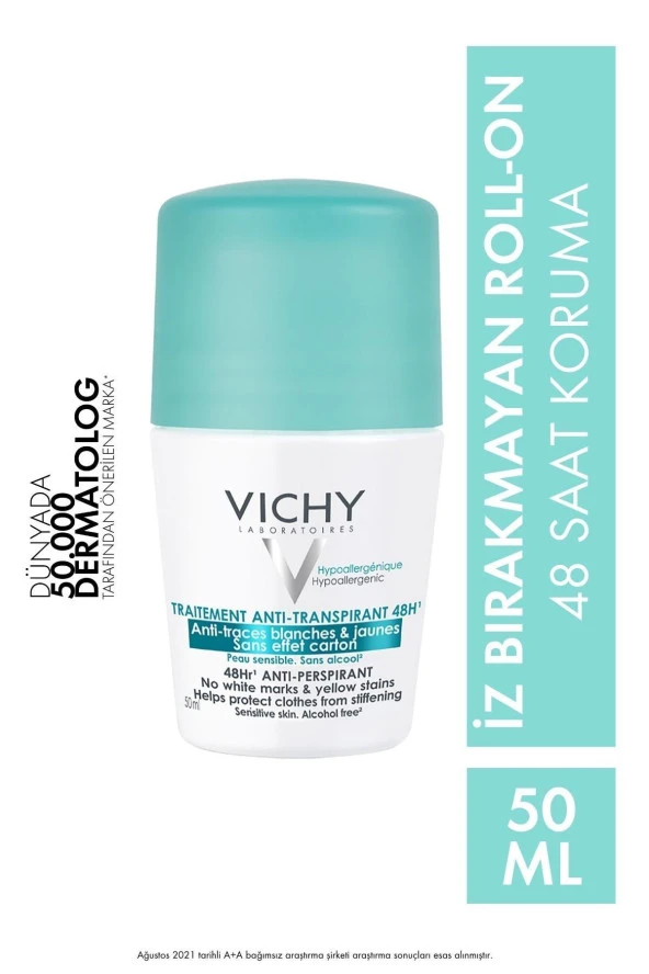 Vichy Terleme Karşıtı Iz Bırakmayan Deodorant 50 ml