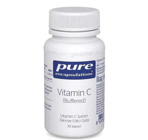 Pure Encapsulations Vitamin C Buffered 30 Kapsül