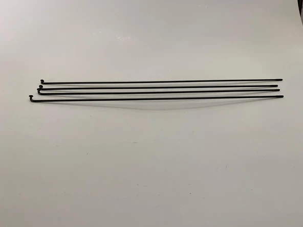 BİSİKLET 2MM JANT TELİ 36 ADET BAŞLIKLI BOYUT SEÇENEKLİ SİYAH - 3