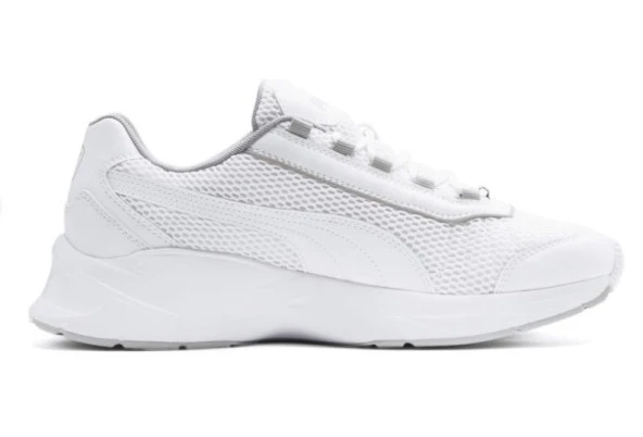 Puma Nucleus Erkek Beyaz Spor Ayakkabısı 36977701 - Resim 6