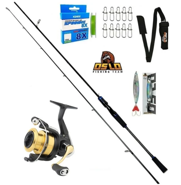 Daiwa RS 4000 Oslo Legend 270cm 7-40gr 8 Örgü Spin Olta Seti ürün görseli