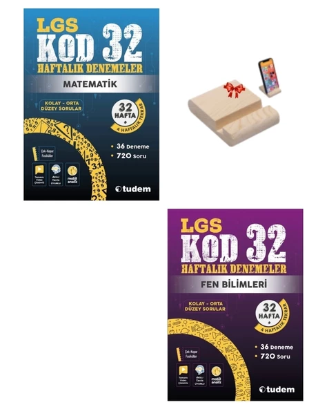 LGS 8. Sınıf Kod32 Haftalık Denemeler Matematik ve Fen Bilimleri