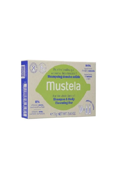 Mustela Shampoo Body Cleansing Bar 75 gr