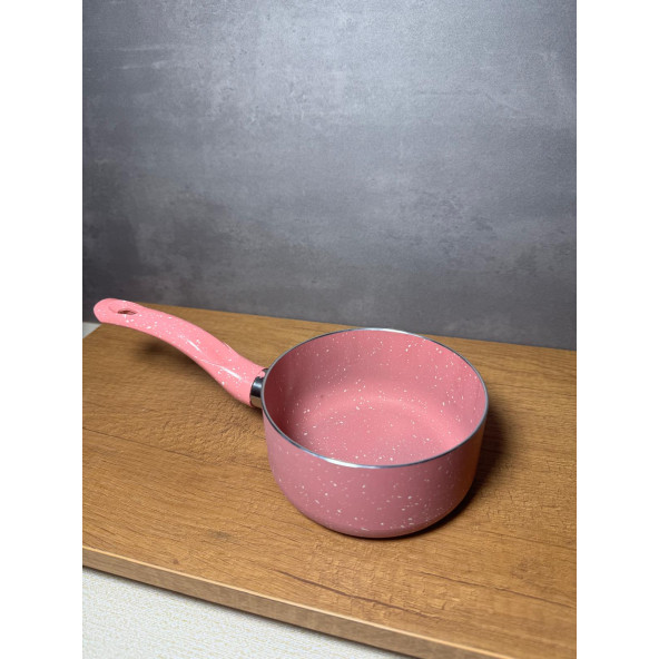 12 cm pembe Yanmaz Yapışmaz Mini Sos Tavası Yumurta Tavas - Resim 2