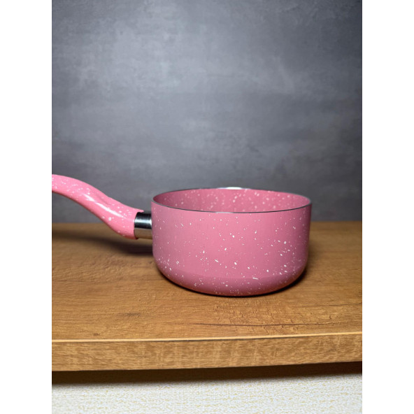 12 cm pembe Yanmaz Yapışmaz Mini Sos Tavası Yumurta Tavas - Resim 4