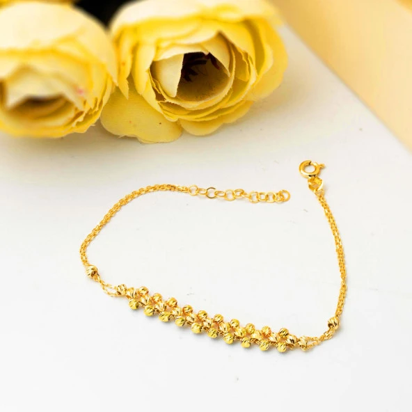 Dorika Örgü 22 Ayar Altın Bileklik - 2