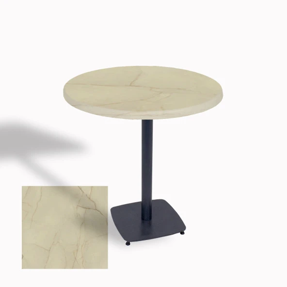Egos Werzalit Yuvarlak Masa 90cm - Golden Marble ürün görseli