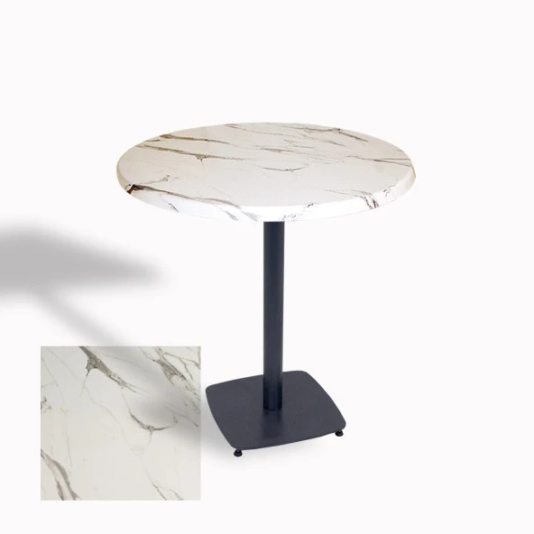 Egos Werzalit Yuvarlak Masa 90cm - Afyon Mermer ürün görseli 1