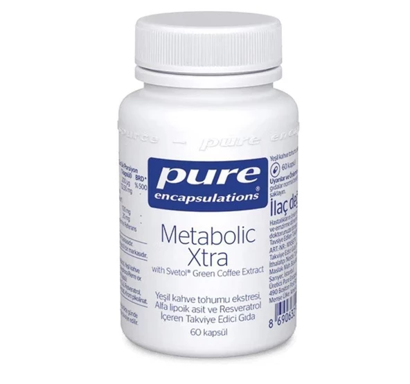 Pure Encapsulations Metabolic Xtra 60 Kapsül