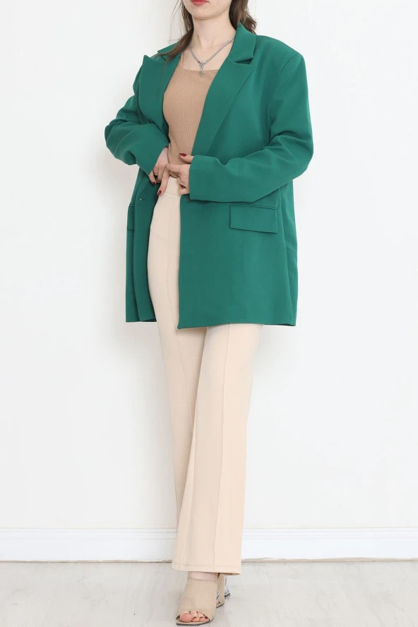 Blazer Ceket Yeşil - 16612.1811. - 6