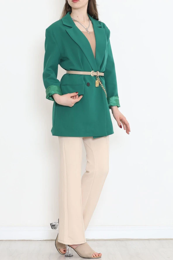 Blazer Ceket Yeşil - 16612.1811. - 8