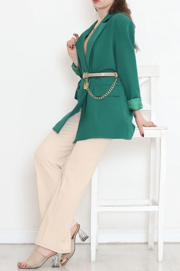 Blazer Ceket Yeşil - 16612.1811. - 9