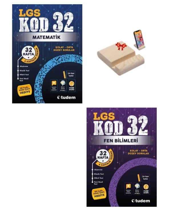 LGS 8. SINIF KOD32 MATEMATİK VE FEN BİLİMLERİ SORU BANKASI