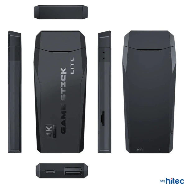 ScHitec Arcade Yeni 4KHD Retro Game Stick 90 lı Yıllar Atari Makinası Oyunları 15000 Oyunlu Konsol - 6