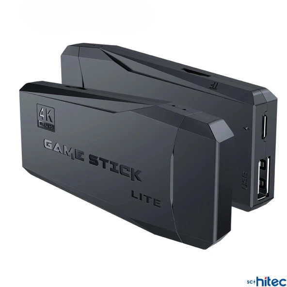 ScHitec Arcade Yeni 4KHD Retro Game Stick 90 lı Yıllar Atari Makinası Oyunları 20000 Oyunlu Konsol - 5