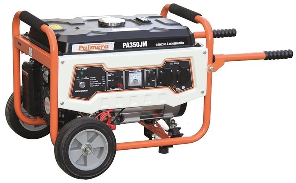 Palmera PA350JM5 Jeneratör Benzinli Marşlı 6.5Hp 2.8kW Monofaze