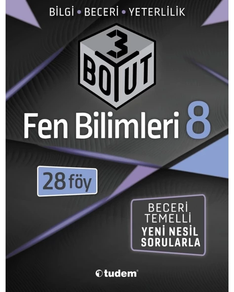LGS 8. SINIF 3 BOYUT FEN BİLİMLERİ