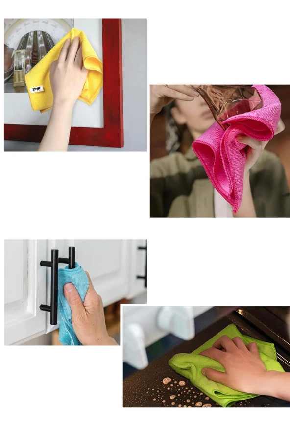 Terry | Microfiber 10'lu Süper Emici Kurulama Bezi, Temizlik Bezi - 3