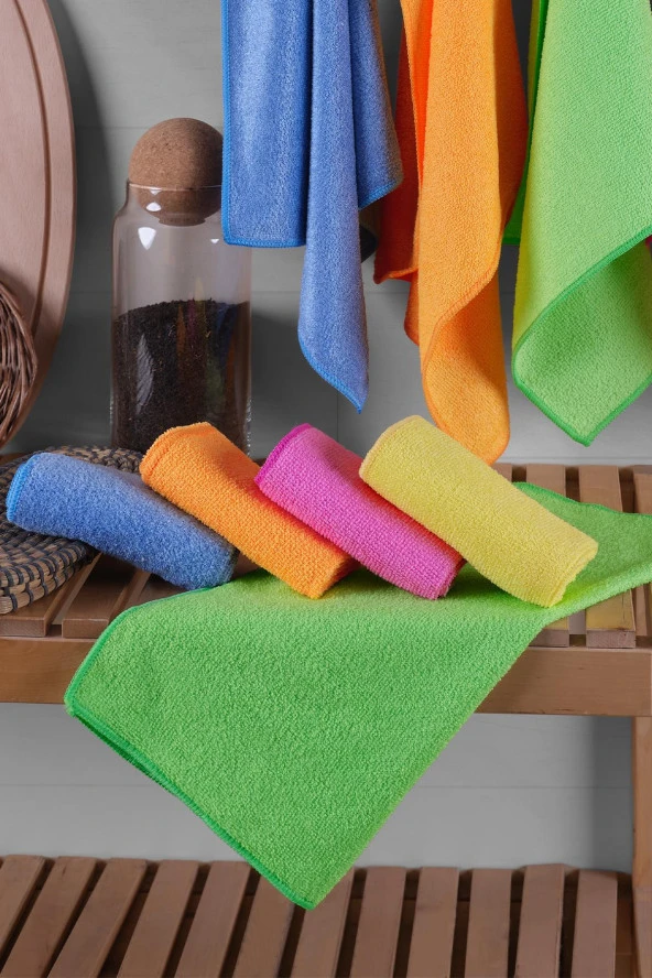 Terry | Microfiber 10'lu Süper Emici Kurulama Bezi, Temizlik Bezi - 5