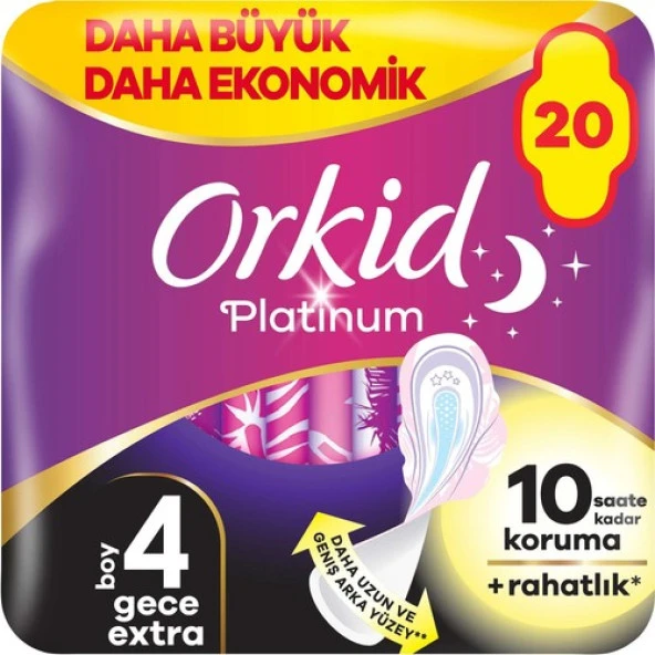 Orkid Ulra Platinum Dev Ekonomik Gece Extra 20'li