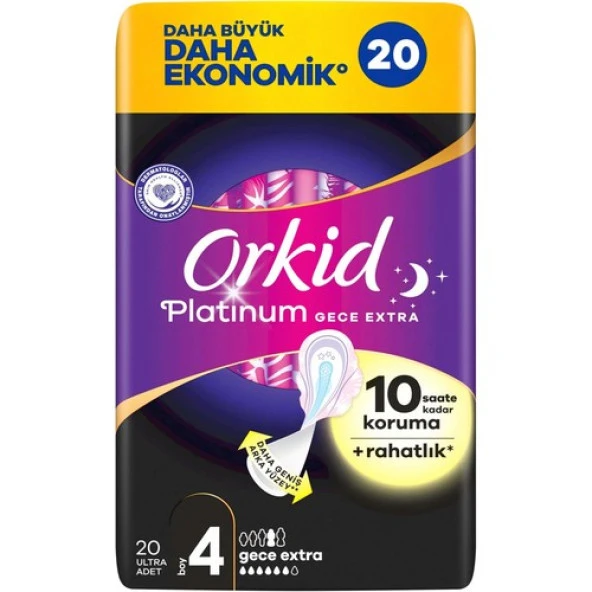 Orkid Ulra Platinum Dev Ekonomik Gece Extra 20'li - 2