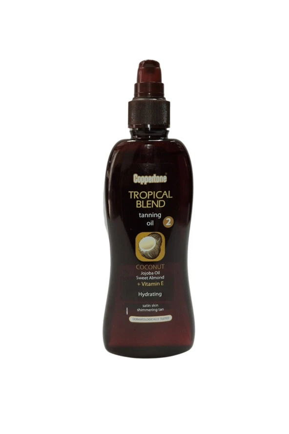 Coppertone Tropical Blend 2 Faktör Bronzlaştırıcı Yağ 200 ml