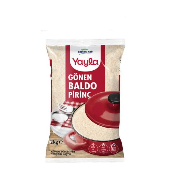 Yayla Baldo Pirinç 2 Kg