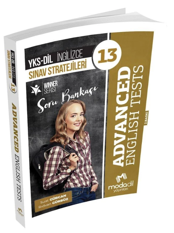 YKS DİL Sınav Stratejileri Advanced English Tests Modadil Yayınları ürün görseli 1