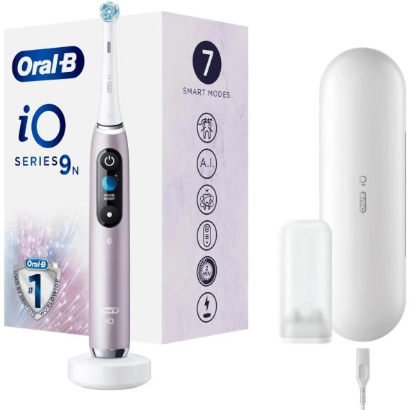 Oral-B İo 9 Şarjlı Diş Fırçası Pembe