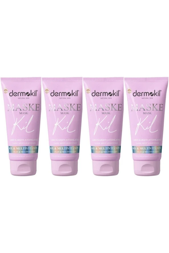 DERMOKİL LEKE KARŞITI AYDINLATICI MASKE 75 ML X 4 ADET - 2