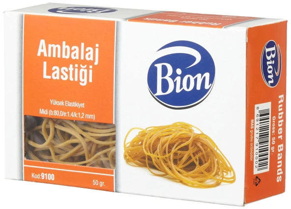 BİON AMBALAJ LASTİĞİ %80 KAUÇUK 50 GR 9100