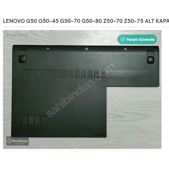 LENOVO G50 G50-45 G50-70 G50-80 Z50-70 Z50-75 ALT KAPAK SORUNSUZ