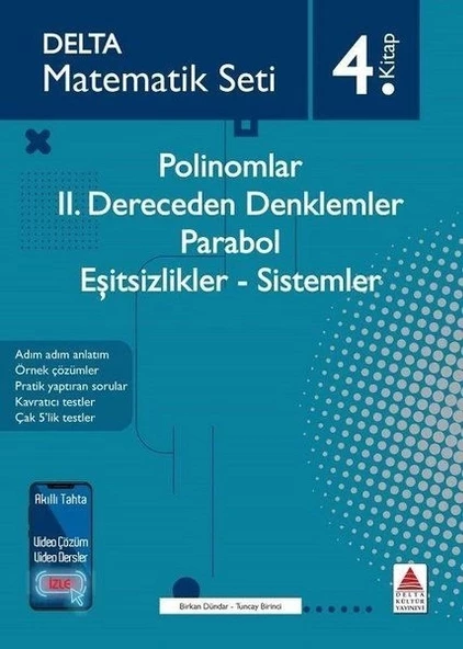 Matematik Seti 4.Kitap - Polinomlar-2. Dereceden Denklemler - Parabol - Eşitsizlikler - Sistemler