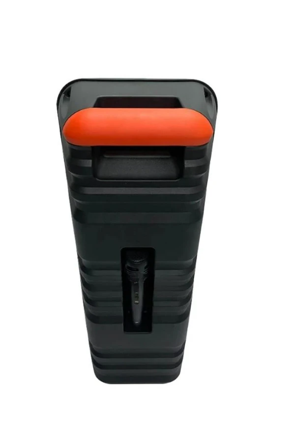 Torima Siyah GTS-1702 Taşınabilir Bluetooth Mikrofonlu RGB Işıklı  Hoparlör - Resim 2