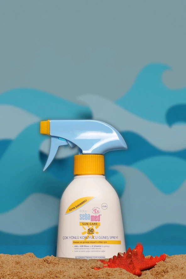 Sebamed Sun Care Bebek Güneş Koruyucu Sprey SPF 50 (200 ml) - 5