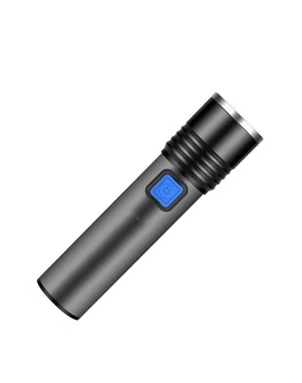 Watton Wt-015 Şarjlı 1200mAh Ultra Yüksek El Feneri 11cm CreeQ5 Ampül - 2