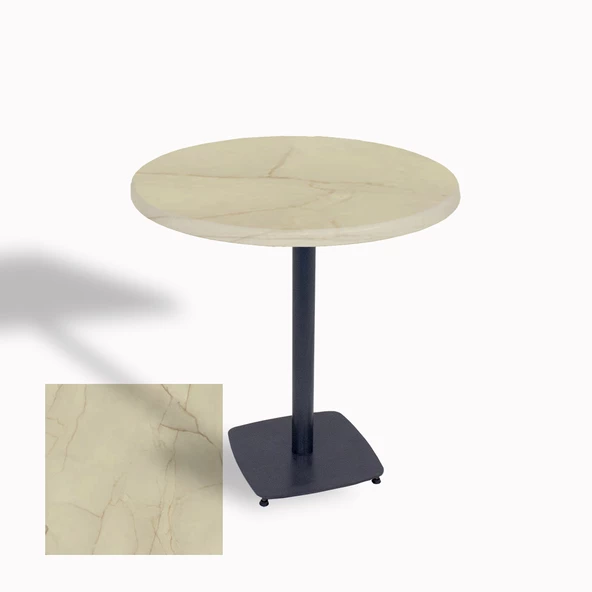 Egos Werzalit Yuvarlak Masa 90cm - Golden Marble ürün görseli