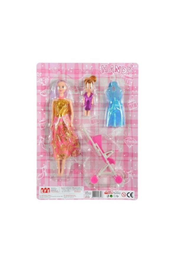 Efe Toys Hande Büyük Pusetli Bebek 829(36)